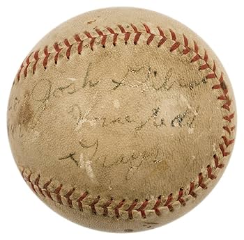 Amazon.com: The Only Josh Gibson Single Signed Baseball On